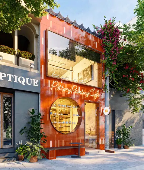 ポタリーペインティングカフェ